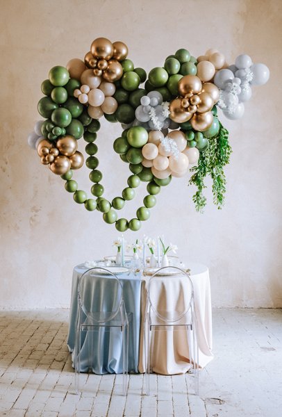 Strong Balloons 27 cm, Pastel Rosemary Green (1 pkt / 100 pc.)