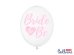 Balloons 30cm, Bride to be, Crystal Clear (1 pkt / 50 pc.)