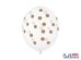 Balloons 30cm, Dots, Crystal Clear (1 pkt / 6 pc.)