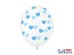 Balloons 30cm, Hearts, Crystal Clear (1 pkt / 6 pc.)