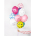 Balloons 30cm, Hearts, Crystal Clear (1 pkt / 6 pc.)