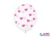 Balloons 30cm, Hearts, Crystal Clear (1 pkt / 6 pc.)