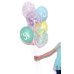 Balloons 30cm, Hearts, Crystal Clear (1 pkt / 6 pc.)