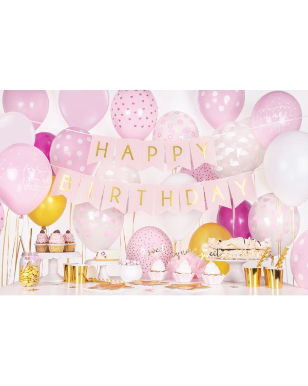 Balloons 30cm, Clouds, Crystal Clear (1 pkt / 50 pc.)