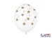 Balloons 30cm, Stars, Crystal Clear (1 pkt / 6 pc.)