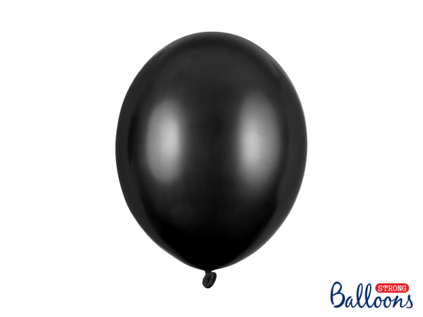 Strong Balloons 30cm, Metallic Black (1 pkt / 100 pc.)
