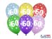 Balloons 30cm, 60th Birthday, Metallic Mix (1 pkt / 6 pc.)