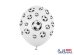Balloons 30cm, Footballs, Pastel Pure White (1 pkt / 6 pc.)