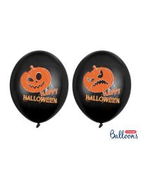 Balloons 30cm, Pumpkins, Pastel Black (1 pkt / 6 pc.)