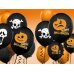 Balloons 30cm, Pumpkins, Pastel Black (1 pkt / 6 pc.)