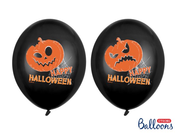 Balloons 30cm, Pumpkins, Pastel Black (1 pkt / 50 pc.)