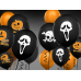 Balloons 30cm, Scream, Pastel Black (1 pkt / 6 pc.)