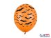 Balloons 30cm, Bats, Pastel M. Orange (1 pkt / 50 pc.)