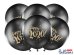 Balloons 30cm, Happy 2020!, Pastel Black (1 pkt / 6 pc.)