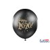 Balloons 30cm, Happy 2020!, Pastel Black (1 pkt / 6 pc.)