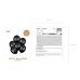 Balloons 30cm, Happy 2023!, Pastel Black (1 pkt / 6 pc.)