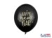 Balloons 30cm, Happy New Year, Pastel Black (1 pkt / 6 pc.)