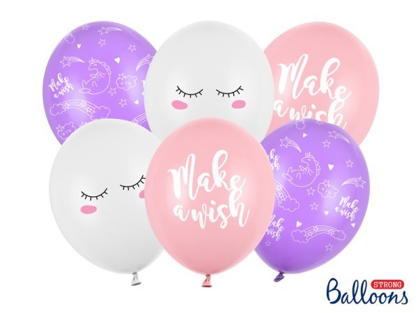 Balloons 30cm, Unicorn, mix (1 pkt / 50 pc.)