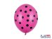 Balloons 30cm, Dots, Pastel Hot Pink (1 pkt / 6 pc.)