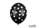 Balloons 30cm, Dots, Pastel Black (1 pkt / 50 pc.)