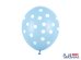 Balloons 30cm, Dots, Pastel Baby Blue (1 pkt / 50 pc.)
