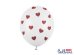 Balloons 30cm, Hearts, Pastel Pure White (1 pkt / 6 pc.)