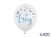 Balloons 30cm, It's a Boy, Pastel Pure White (1 pkt / 50 pc.)