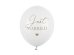 Balloons 30cm, Just Married, Pastel Pure White (1 pkt / 50 pc.)