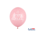 Strong Balloons 30cm, happy..., P. B. Pink (1 pkt / 6 pc.)