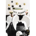 Balloons 30cm, Stars, Pastel Black (1 pkt / 6 pc.)