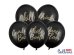 Balloons 30cm, Candy Bar, Chill, Dance Floor, Drinks, Photo Booth, Pastel Black (1 pkt / 5 pc.)