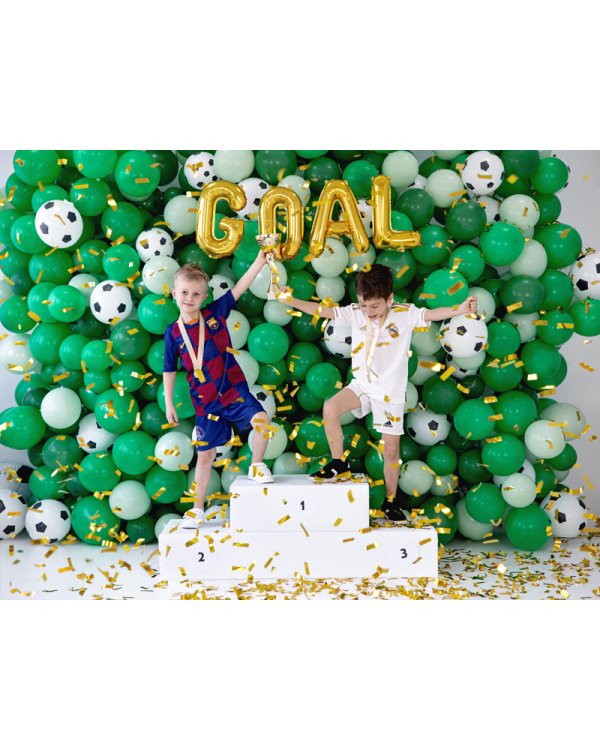 Balloons 30cm, Football, Pure White (1 pkt / 6 pc.)