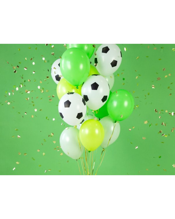 Balloons 30cm, Football, Pure White (1 pkt / 50 pc.)