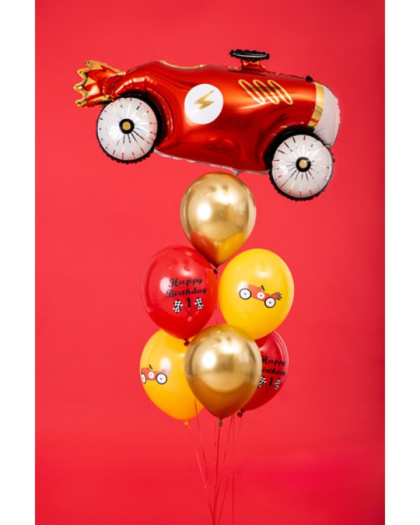 Balloons 30cm, Happy Birthday, mix (1 pkt / 6 pc.)