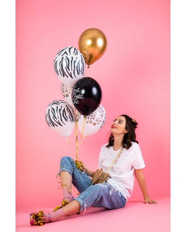 Balloons 30 cm, Zebra, Pastel Pure White (1 pkt / 50 pc.)