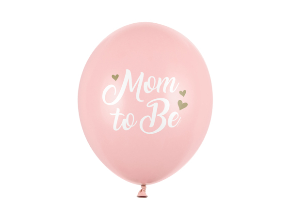 Balloons 30 cm, Mom to Be, Pastel Pale Pink (1 pkt / 6 pc.) Balloons 30 cm, Mom to Be, Pastel Pale Pink (1 pkt / 6 pc.)