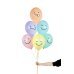 Balloons 30 cm, Faces, mix (1 pkt / 6 pc.)