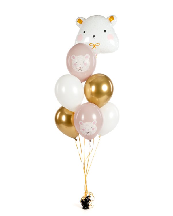 Balloons 30 cm, Polar Bear, Pastel Warm Grey (1 pkt / 50 pc.)