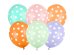 Balloons 30 cm, Dots, mix (1 pkt / 6 pc.)