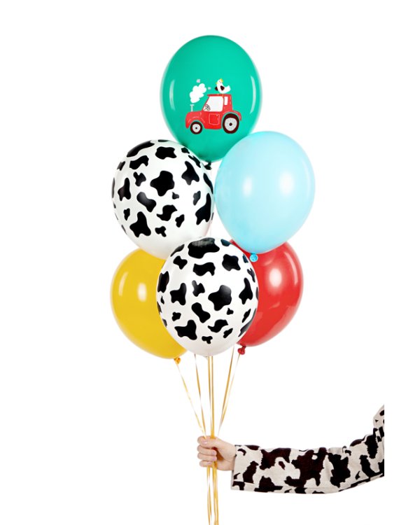 Balloons 30 cm, Farm, mix (1 pkt / 50 pc.)