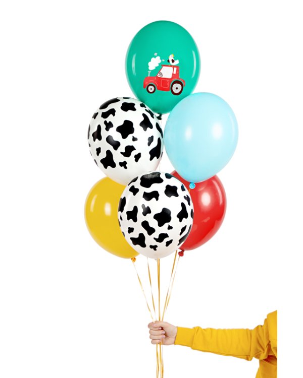 Balloons 30 cm, Farm, mix (1 pkt / 50 pc.)