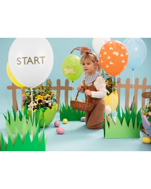 Balloons 30 cm, Egg Hunt, mix (1 pkt / 7 pc.)