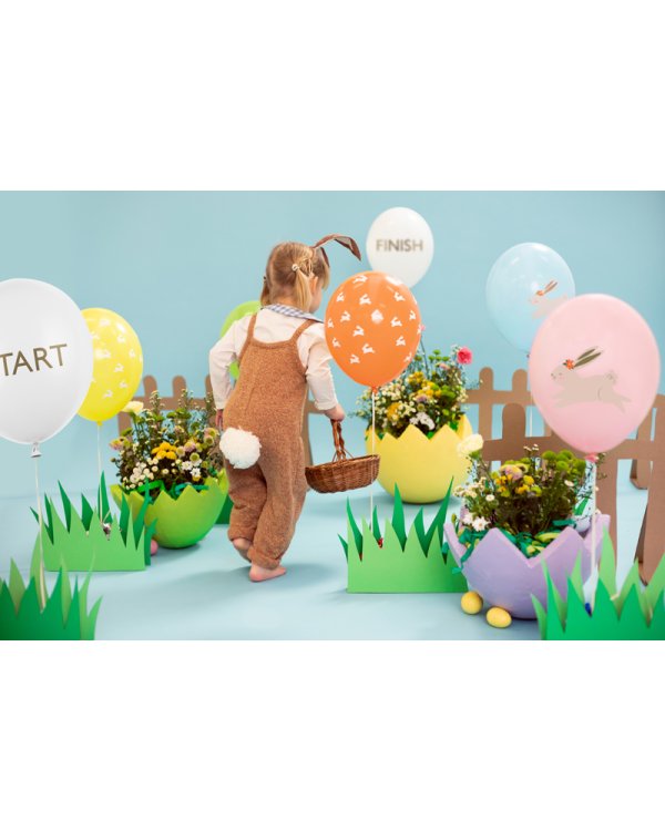Balloons 30 cm, Egg Hunt, mix (1 pkt / 7 pc.)