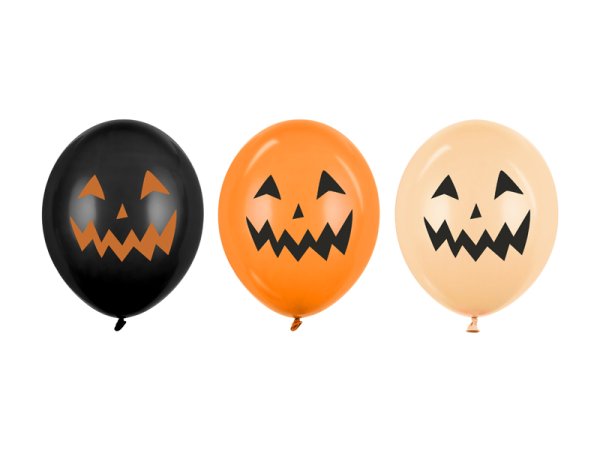 Balloons 30 cm, Pumpkins, mix (1 pkt / 50 pc.)