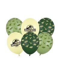 Balloons 30 cm, Jurassic World, mix (1 pkt / 6 pc.)