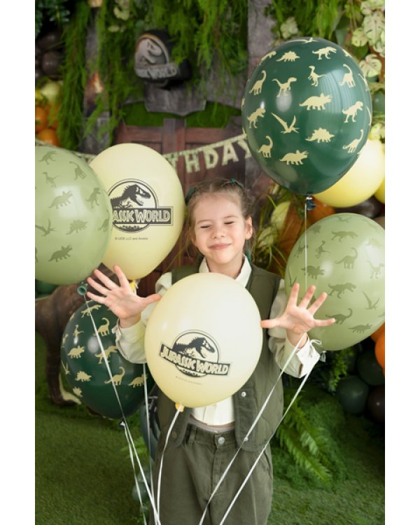 Balloons 30 cm, Jurassic World, mix (1 pkt / 6 pc.)