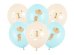 Balloons 30 cm, Mice with number 1, Light Blue (1 pkt / 6 pc.)