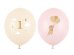 Balloons 30 cm, Mice with number 1, Pale Pink (1 pkt / 50 pc.)