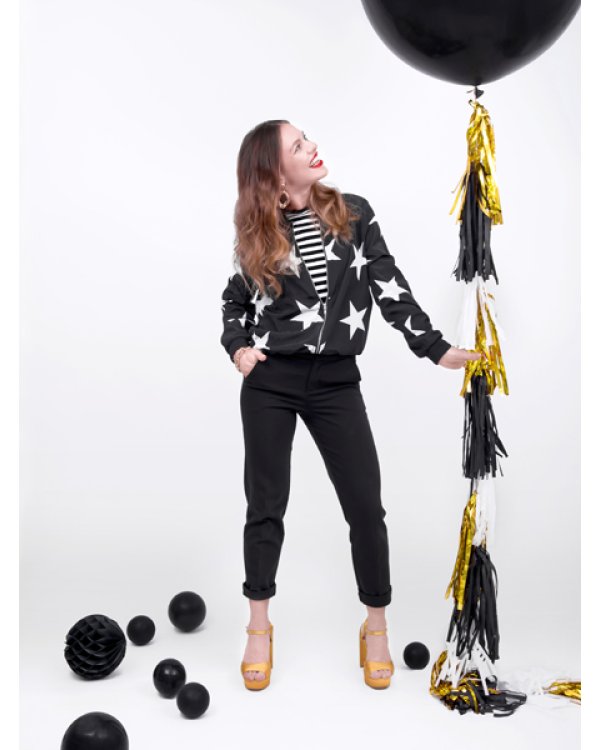 Strong Balloons 12cm, Pastel Black (1 pkt / 100 pc.)