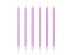 Plain birthday candles, light lilac, 14cm (1 pkt / 12 pc.)